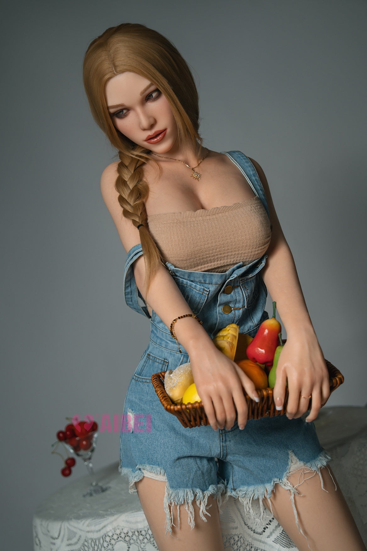 Aria G (F-Cup) (158cm) | Blonde Caucasian Sex Doll | Aibei Doll