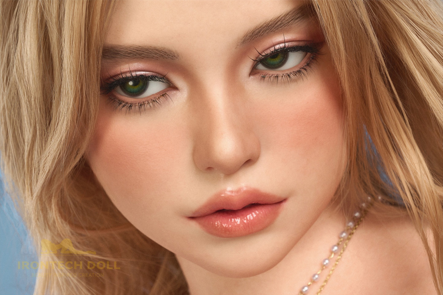 Eileen A (H-Cup) (164cm) | Blonde Thick Curvy Sex Doll | Irontech Doll