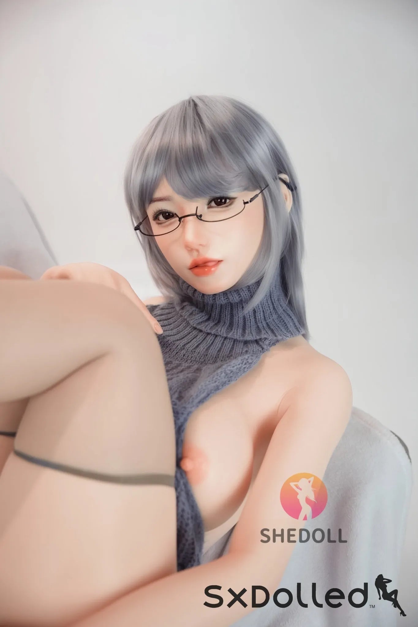 Achu A (H-Cup) (163cm) | Busty Mature Asian Sex Doll | SHEDOLL H-Cup / 163cm / Silver Sex Doll