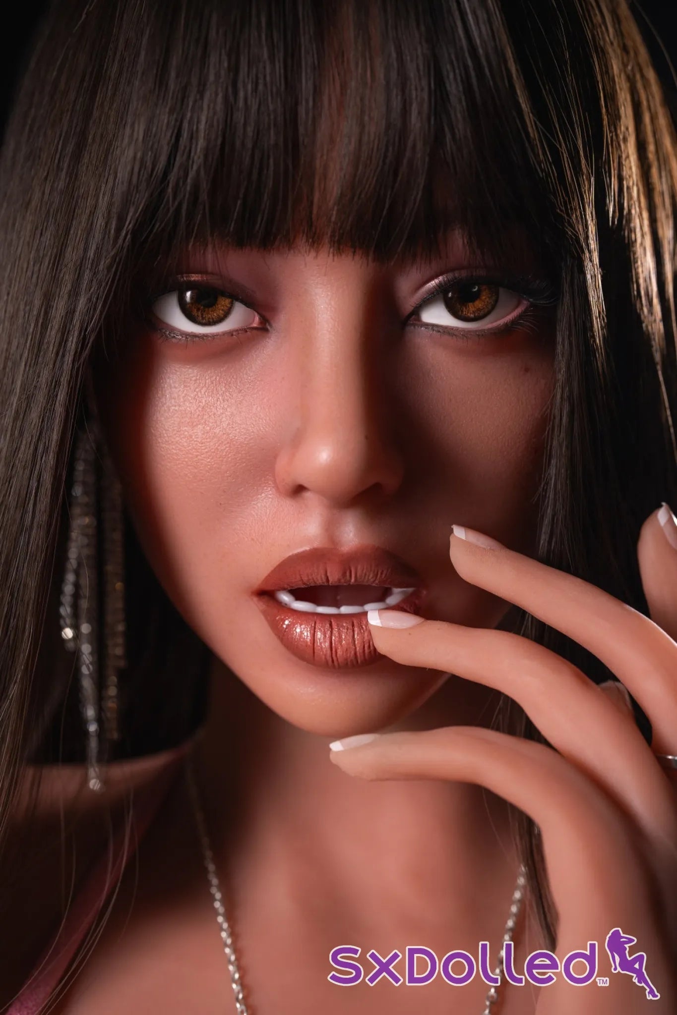 Aelita (G-Cup) (162cm) | Pear Latina Curvy Sex Doll | Orangein Doll G-Cup / 162cm / Ombre Sex Doll