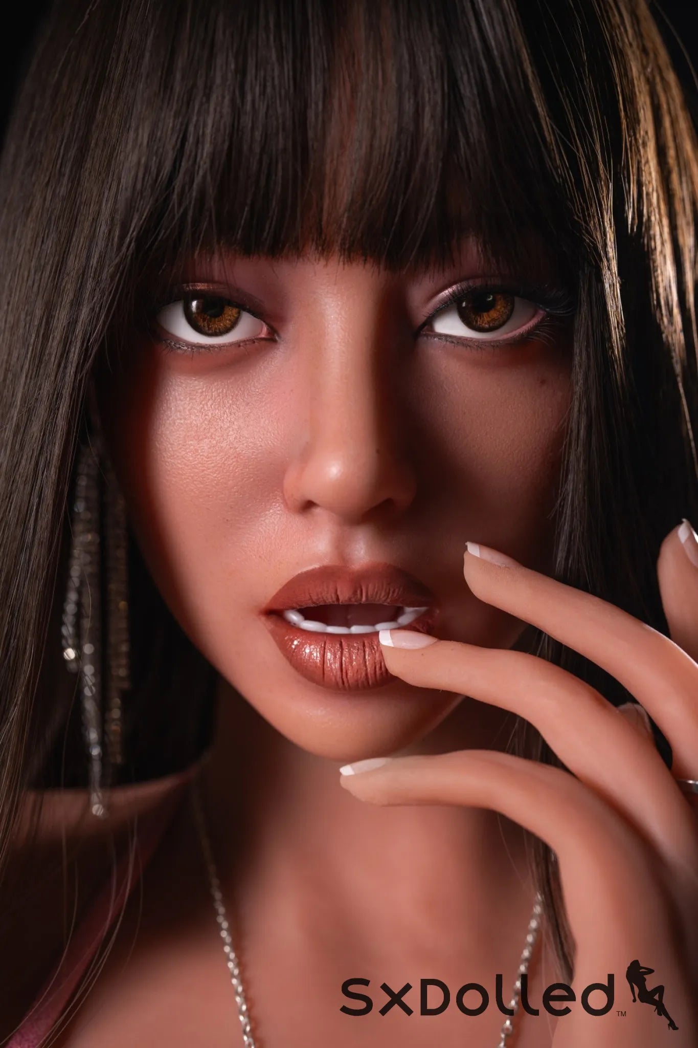 Aelita (G-Cup) (162cm) | Pear Latina Curvy Sex Doll | Orangein Doll G-Cup / 162cm / Ombre Sex Doll