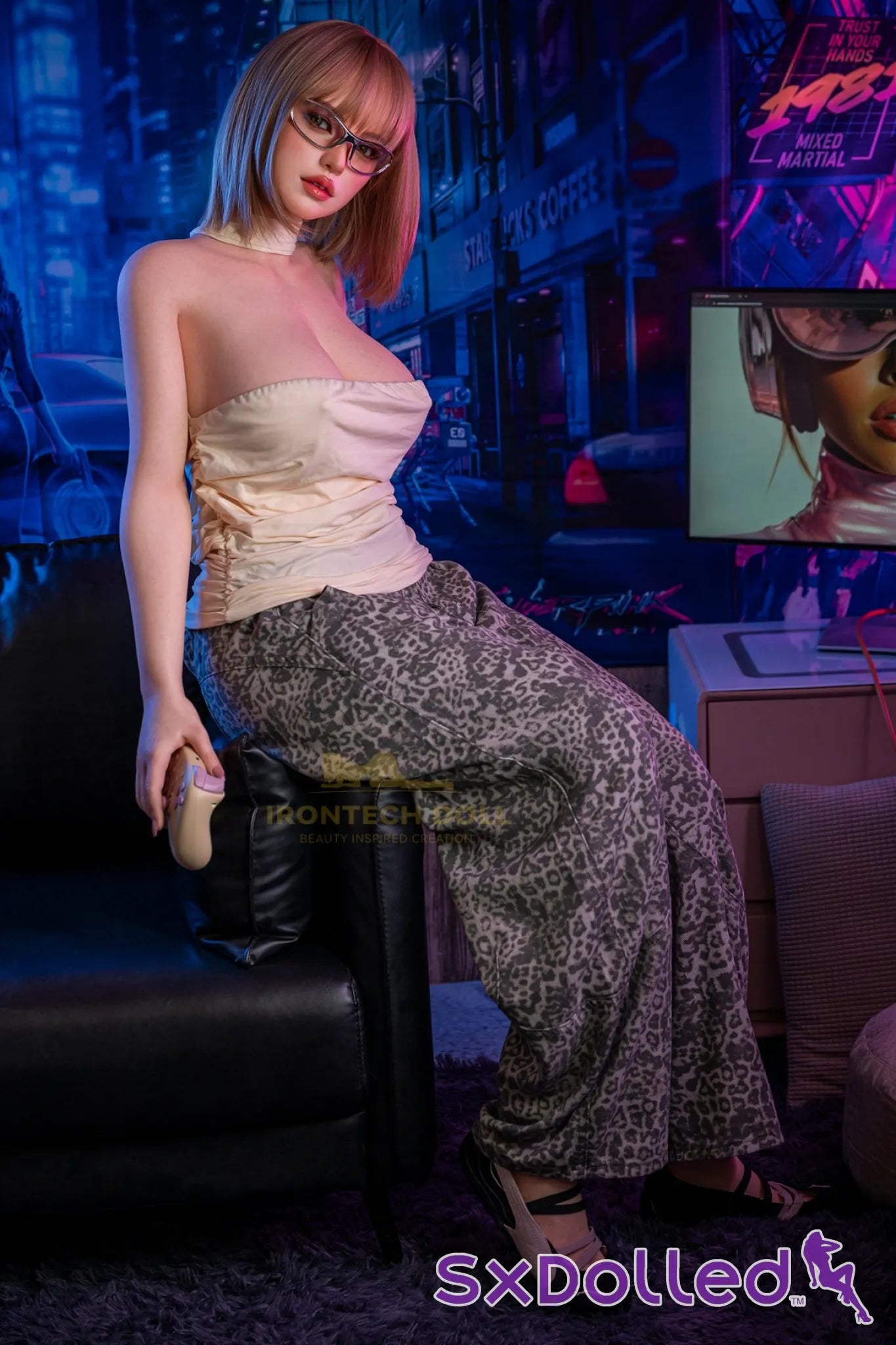 Akiyama (I-Cup) (165cm) | Neon Respawn Sex Doll | Irontech Doll - I-Cup / 165cm / Brunette - Sex Doll