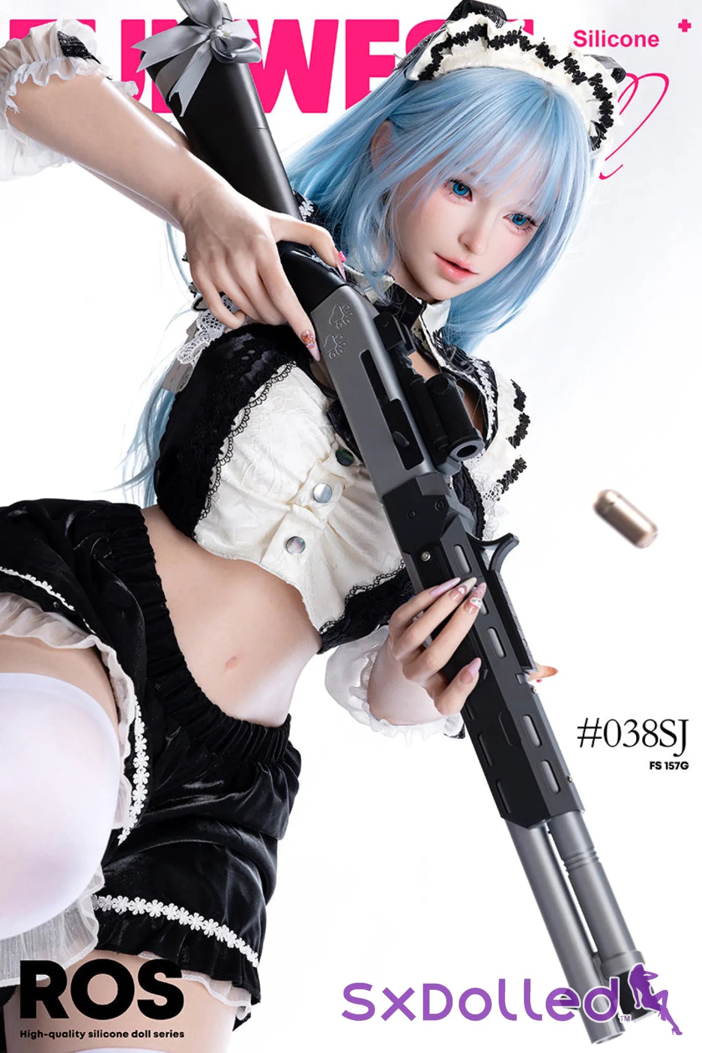 Alice C (G-Cup) (157cm) | Maid Cosplay Sex Doll | Funwest Doll - G-Cup / 157cm / Blue - Sex Doll