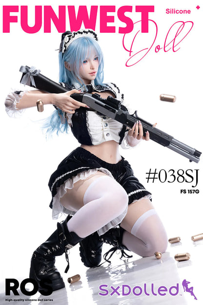 Alice C (G-Cup) (157cm) | Maid Cosplay Sex Doll | Funwest Doll - G-Cup / 157cm / Blue - Sex Doll