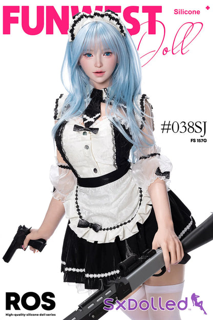 Alice C (G-Cup) (157cm) | Maid Cosplay Sex Doll | Funwest Doll - G-Cup / 157cm / Blue - Sex Doll
