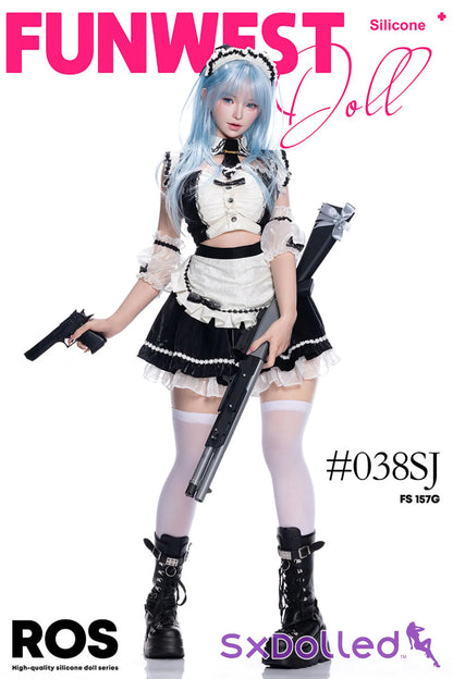 Alice C (G-Cup) (157cm) | Maid Cosplay Sex Doll | Funwest Doll - G-Cup / 157cm / Blue - Sex Doll