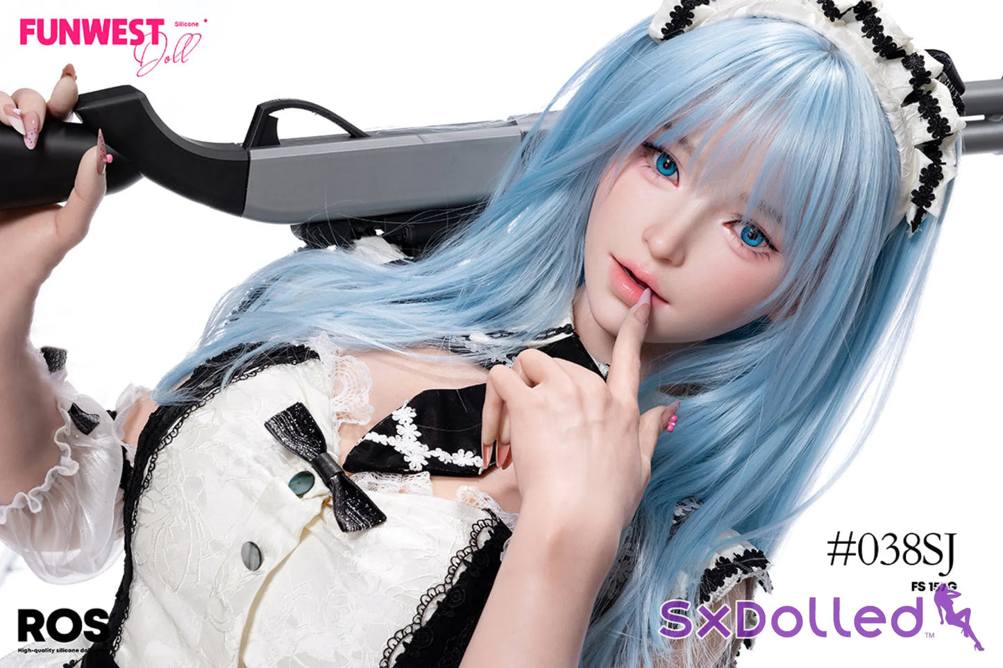 Alice C (G-Cup) (157cm) | Maid Cosplay Sex Doll | Funwest Doll - G-Cup / 157cm / Blue - Sex Doll