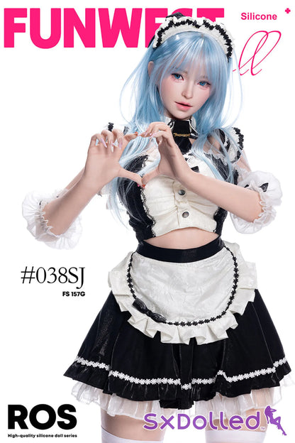 Alice C (G-Cup) (157cm) | Maid Cosplay Sex Doll | Funwest Doll - G-Cup / 157cm / Blue - Sex Doll