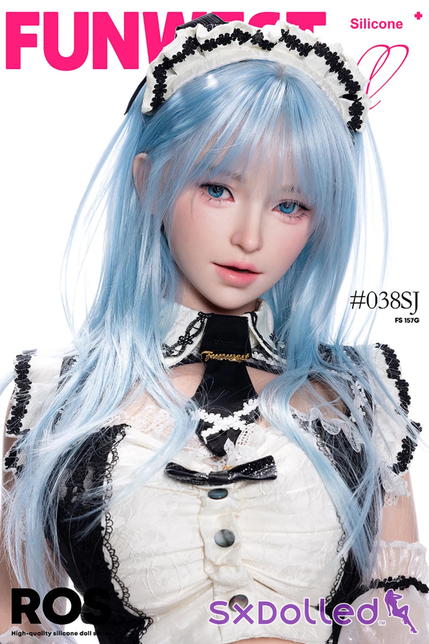 Alice C (G-Cup) (157cm) | Maid Cosplay Sex Doll | Funwest Doll - G-Cup / 157cm / Blue - Sex Doll