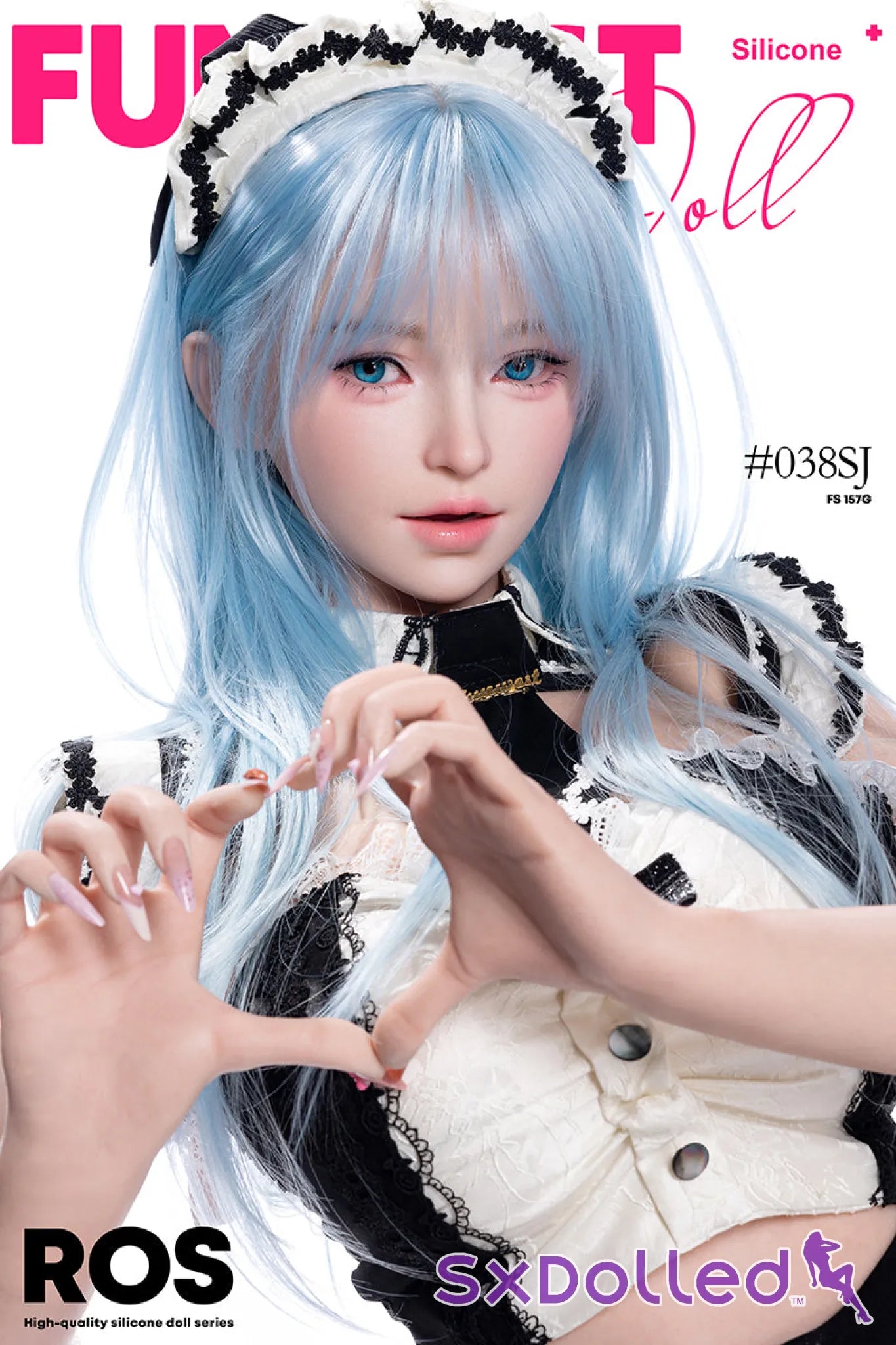 Alice C (G-Cup) (157cm) | Maid Cosplay Sex Doll | Funwest Doll - G-Cup / 157cm / Blue - Sex Doll