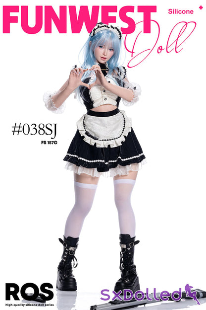 Alice C (G-Cup) (157cm) | Maid Cosplay Sex Doll | Funwest Doll - G-Cup / 157cm / Blue - Sex Doll