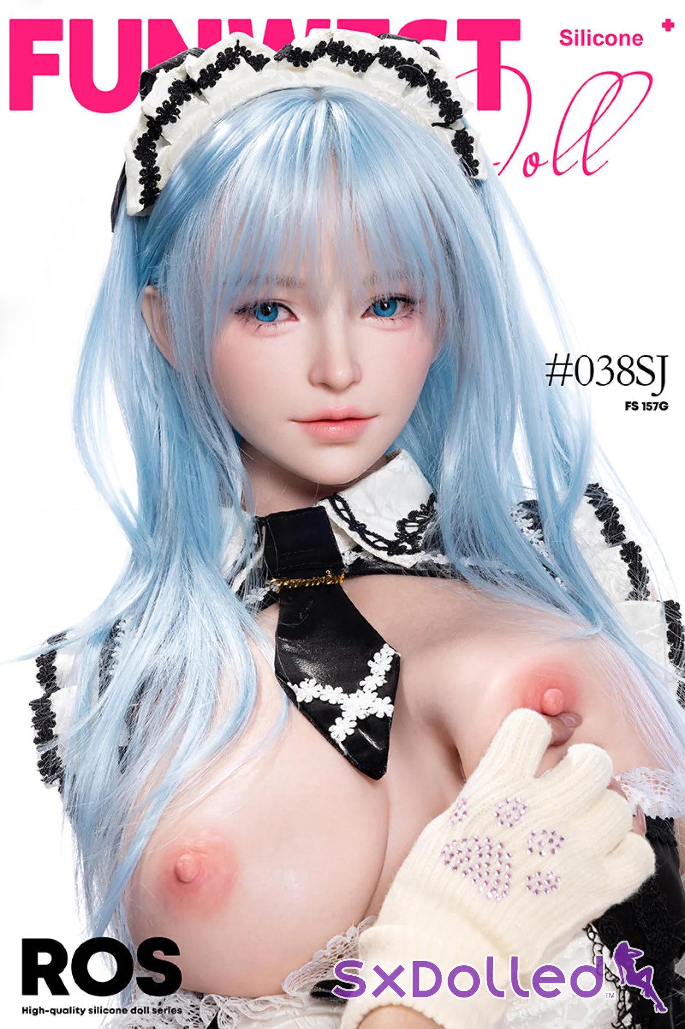 Alice C (G-Cup) (157cm) | Maid Cosplay Sex Doll | Funwest Doll - G-Cup / 157cm / Blue - Sex Doll