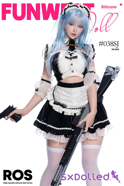 Alice C (G-Cup) (157cm) | Maid Cosplay Sex Doll | Funwest Doll - G-Cup / 157cm / Blue - Sex Doll