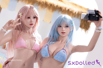 Alice D (F-Cup) (159cm) | Playful Blue-Haired Beauty Sex Doll | Funwest Doll - F-Cup / 159cm / Blue - Sex Doll