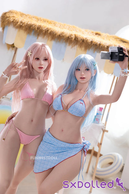 Alice D (F-Cup) (159cm) | Playful Blue-Haired Beauty Sex Doll | Funwest Doll - F-Cup / 159cm / Blue - Sex Doll