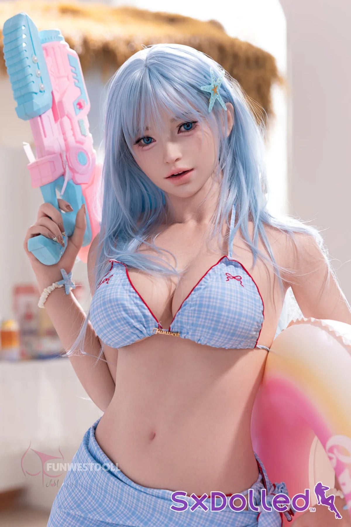 Alice D (F-Cup) (159cm) | Playful Blue-Haired Beauty Sex Doll | Funwest Doll - F-Cup / 159cm / Blue - Sex Doll