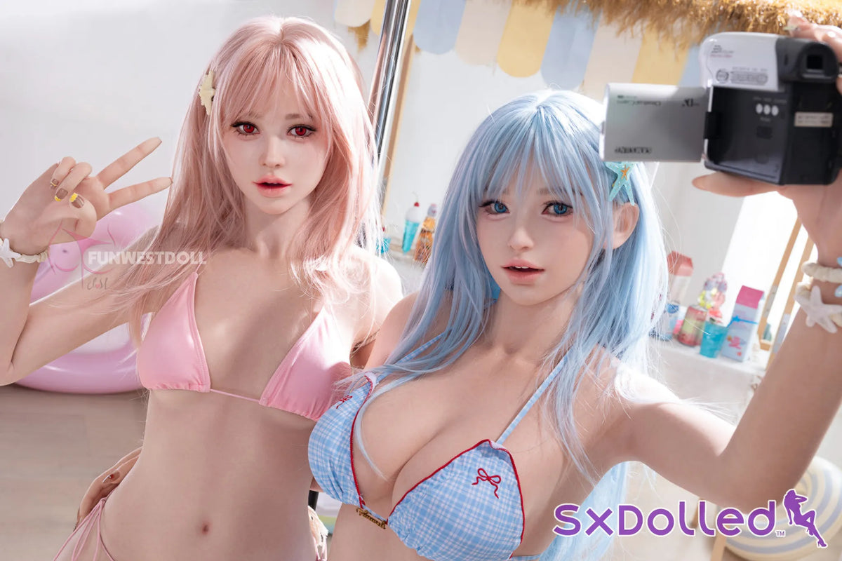 Alice D (F-Cup) (159cm) | Playful Blue-Haired Beauty Sex Doll | Funwest Doll - F-Cup / 159cm / Blue - Sex Doll