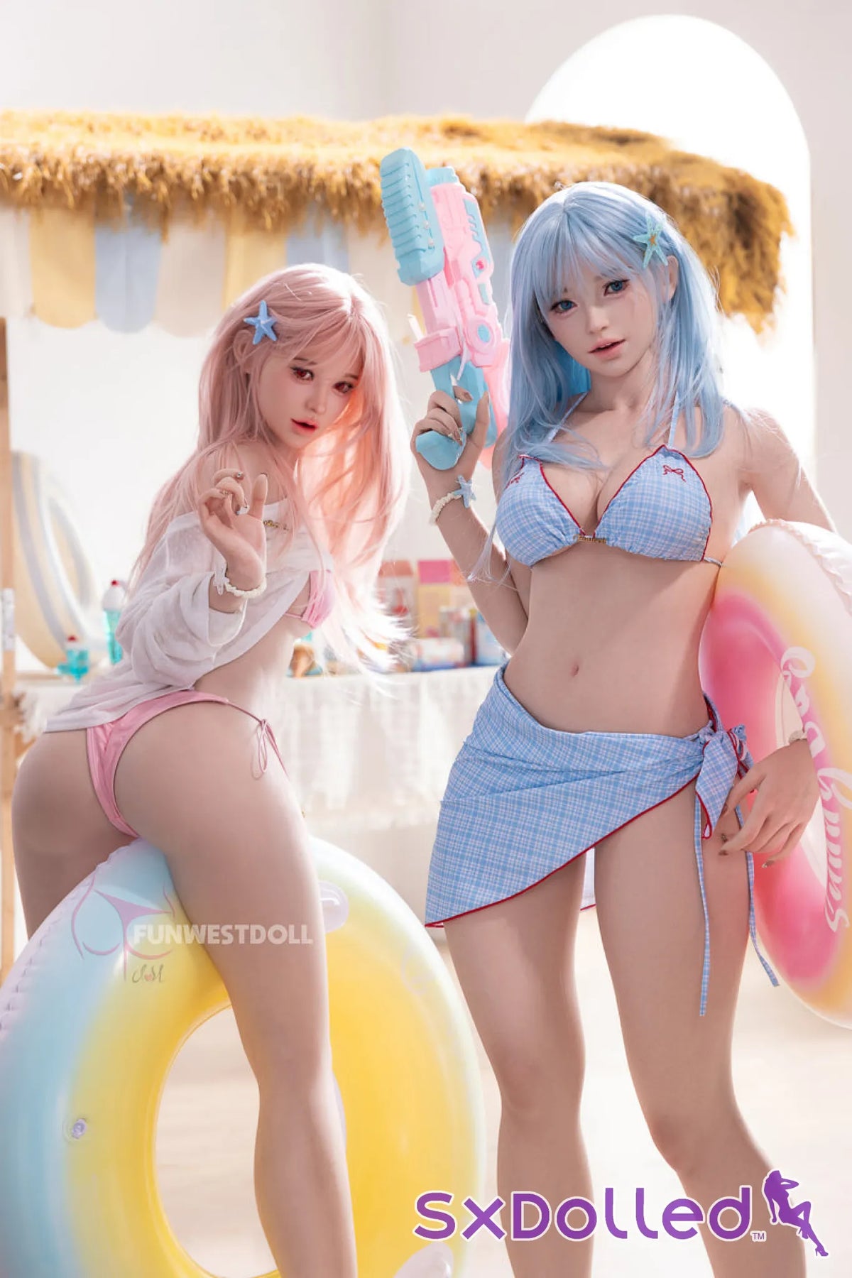 Alice D (F-Cup) (159cm) | Playful Blue-Haired Beauty Sex Doll | Funwest Doll - F-Cup / 159cm / Blue - Sex Doll