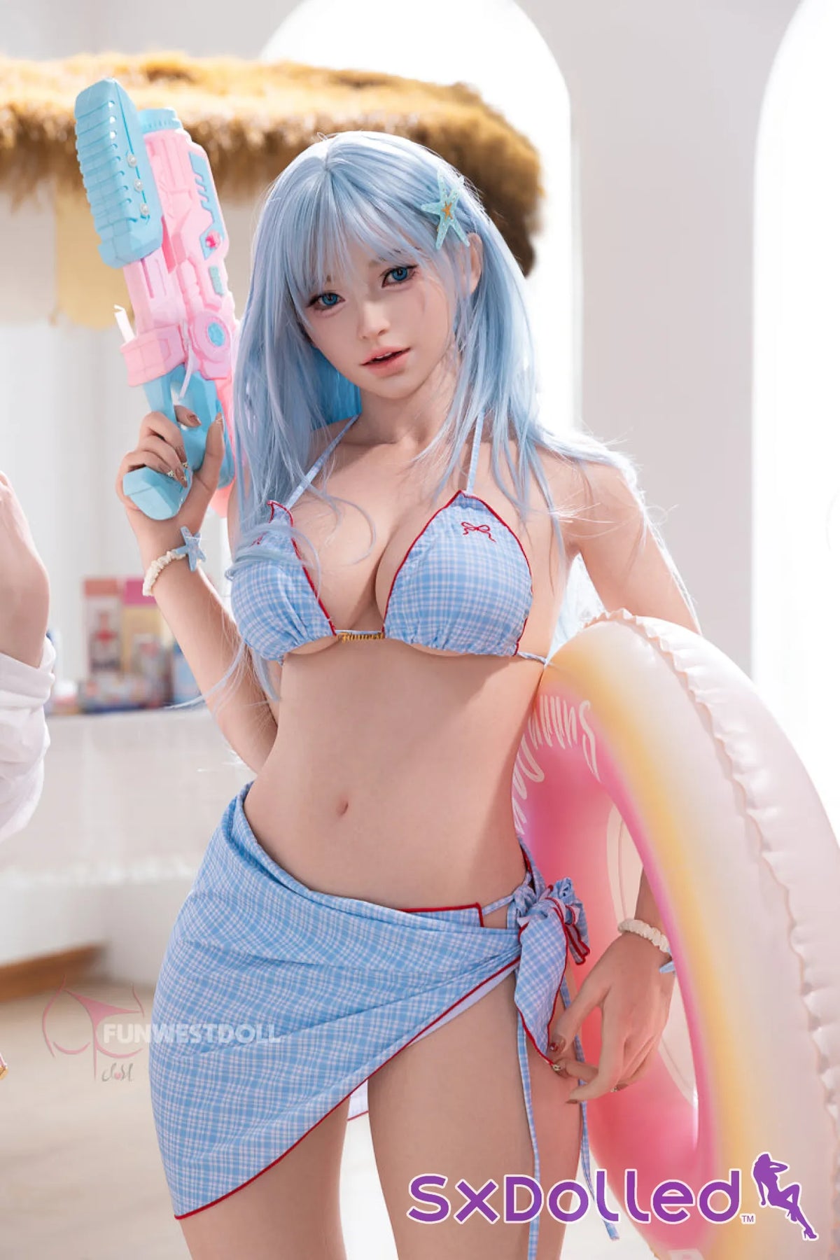 Alice D (F-Cup) (159cm) | Playful Blue-Haired Beauty Sex Doll | Funwest Doll - F-Cup / 159cm / Blue - Sex Doll