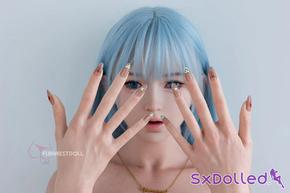Alice D (F-Cup) (159cm) | Playful Blue-Haired Beauty Sex Doll | Funwest Doll - F-Cup / 159cm / Blue - Sex Doll