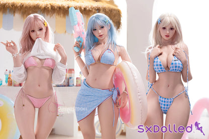 Alice D (F-Cup) (159cm) | Playful Blue-Haired Beauty Sex Doll | Funwest Doll - F-Cup / 159cm / Blue - Sex Doll