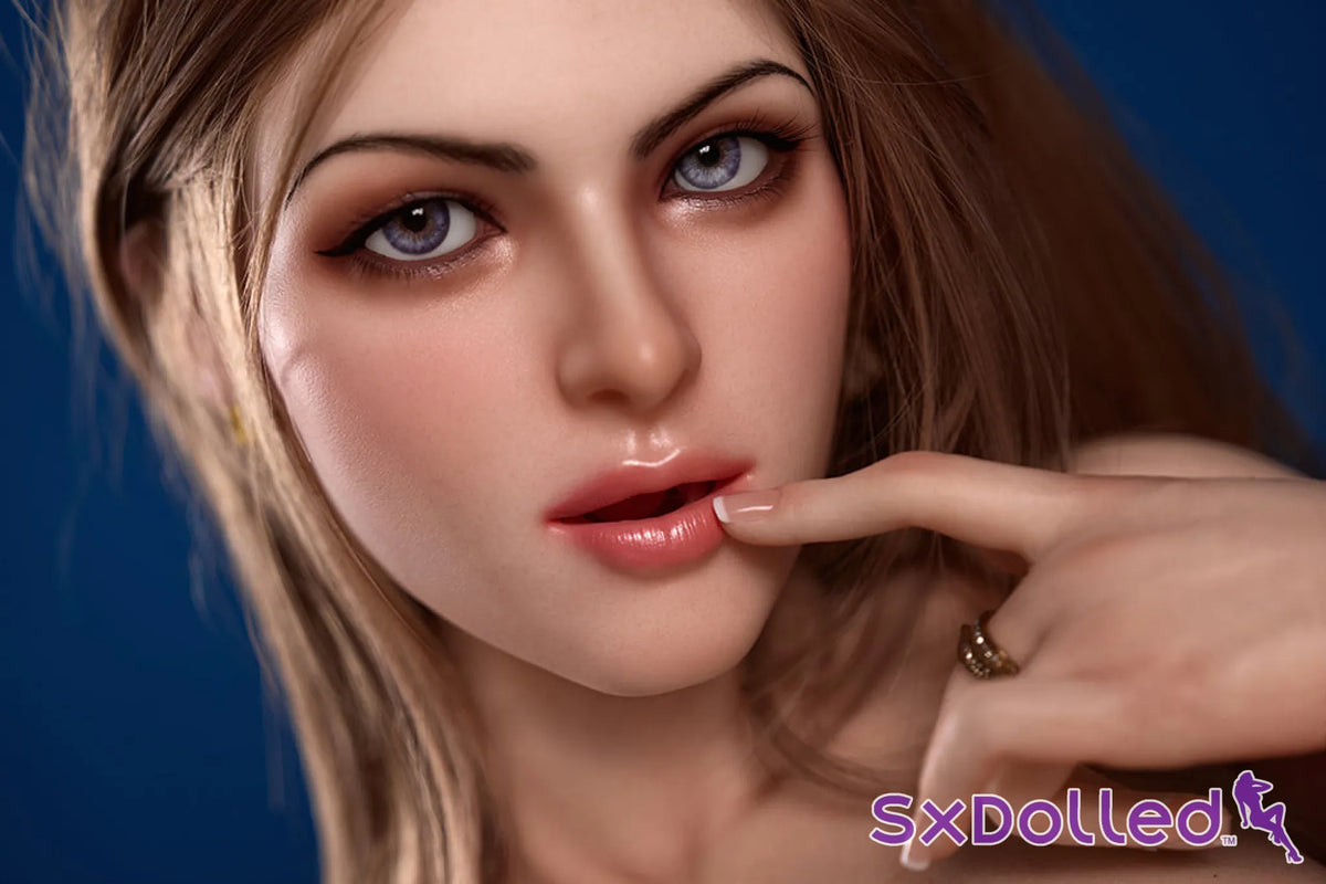 Aliza B (C-Cup) (165cm) | Glamorous Golden Temptress Sex Doll | HR Doll - C-Cup / 165cm / Brunette - Sex Doll