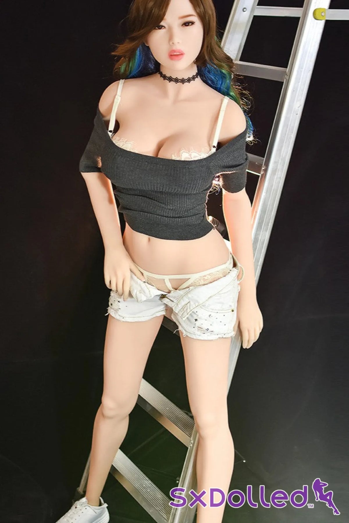 Allegra A (F-Cup) (165cm) | Midnight Azure Temptress Sex Doll | 6YE Doll - F-Cup / 165cm / Brunette - Sex Doll