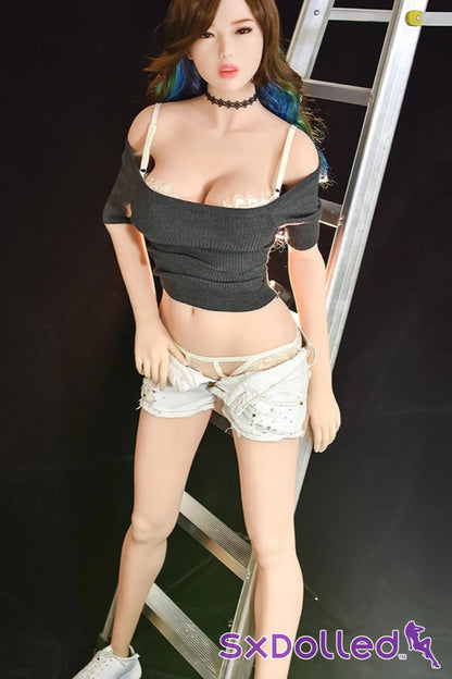 Allegra A (F-Cup) (165cm) | Midnight Azure Temptress Sex Doll | 6YE Doll - F-Cup / 165cm / Brunette - Sex Doll