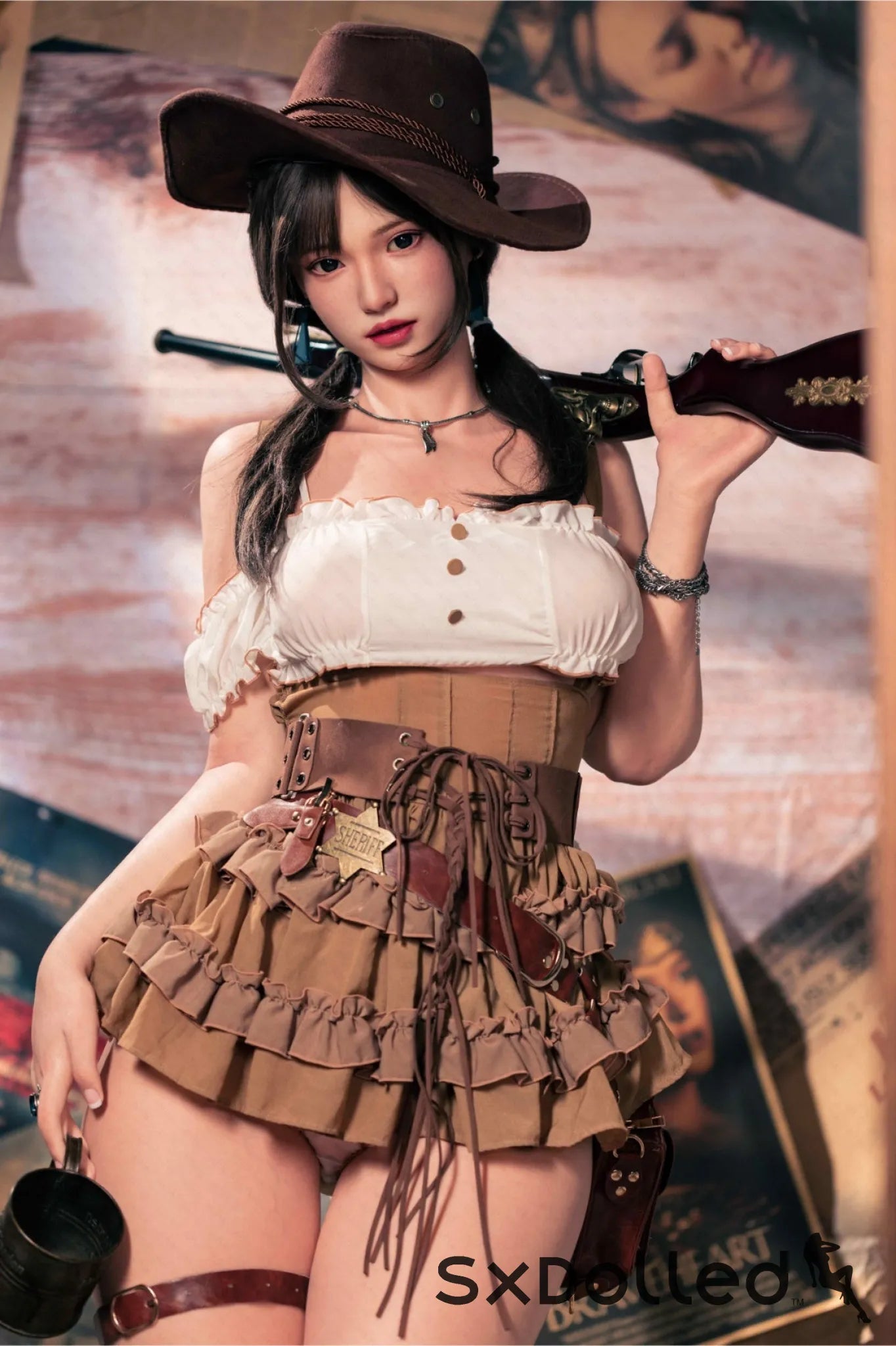 Amane (E-Cup) (162cm) | Black Hair Silicone Japanese Sex Doll | AITIA E-Cup / 162cm / Black Sex Doll