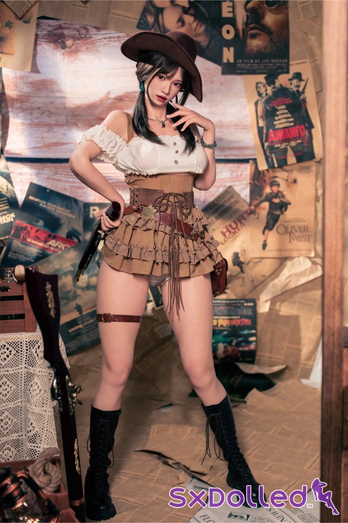 Amane (E-Cup) (162cm) | Black Hair Silicone Japanese Sex Doll | AITIA E-Cup / 162cm / Black Sex Doll