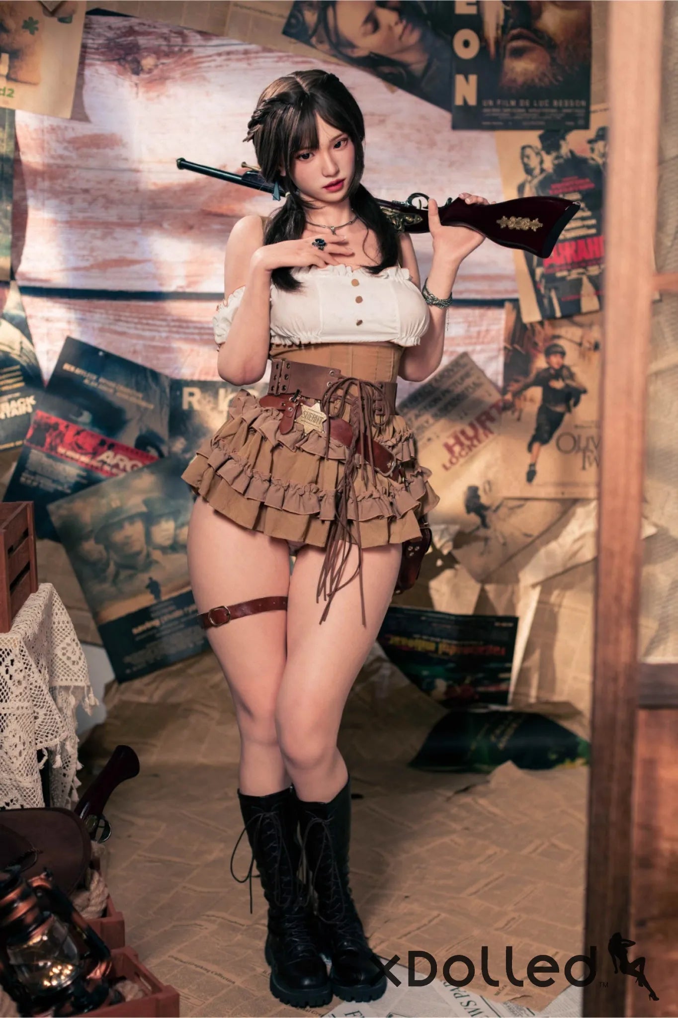 Amane (E-Cup) (162cm) | Black Hair Silicone Japanese Sex Doll | AITIA E-Cup / 162cm / Black Sex Doll