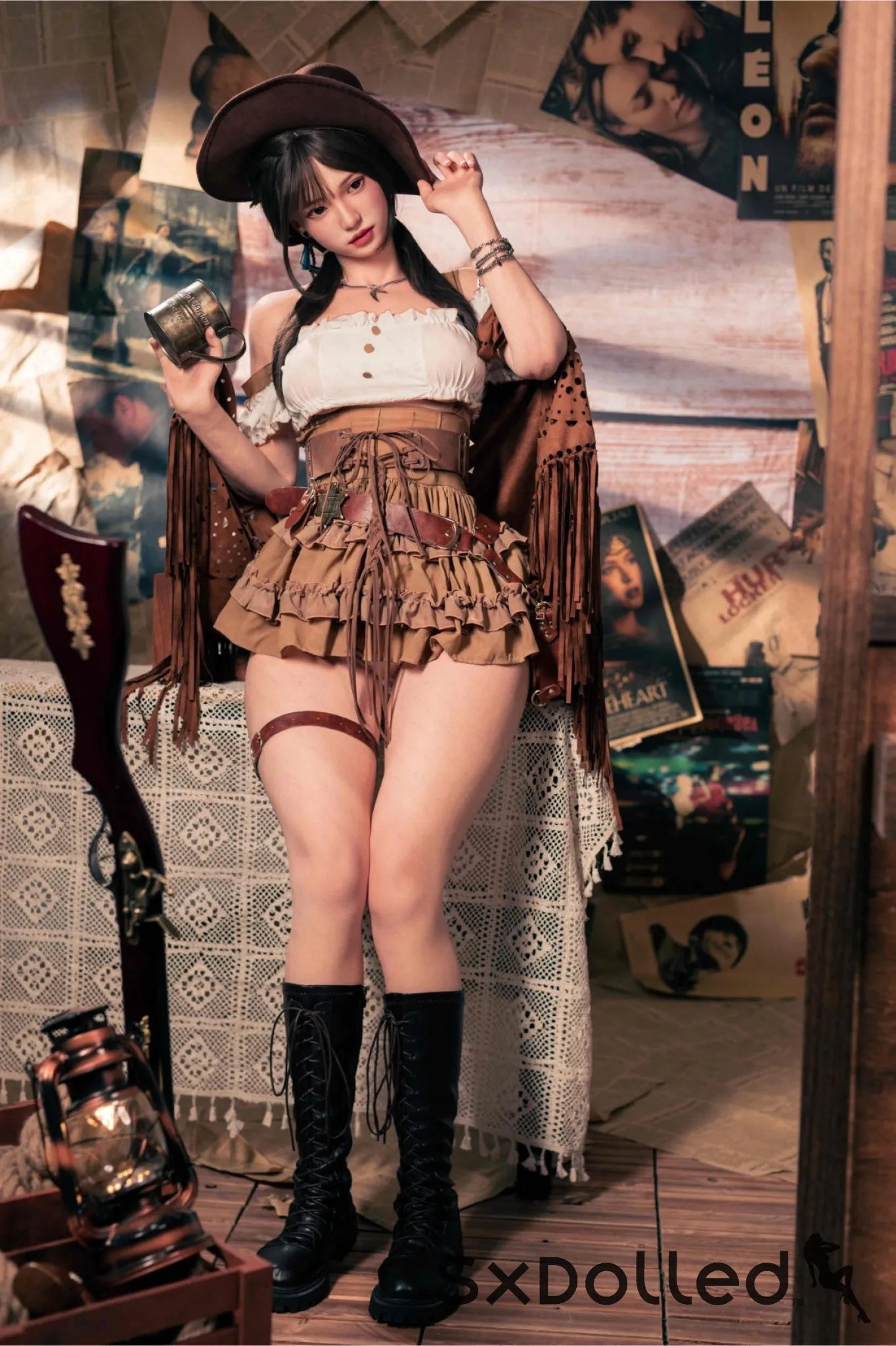 Amane (E-Cup) (162cm) | Black Hair Silicone Japanese Sex Doll | AITIA E-Cup / 162cm / Black Sex Doll