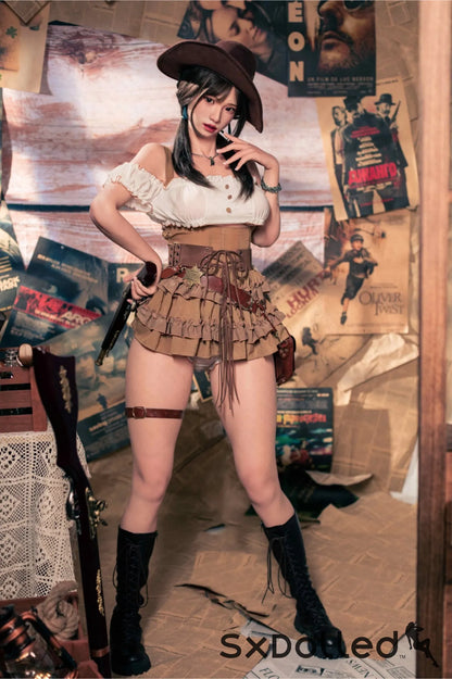 Amane (E-Cup) (162cm) | Black Hair Silicone Japanese Sex Doll | AITIA E-Cup / 162cm / Black Sex Doll