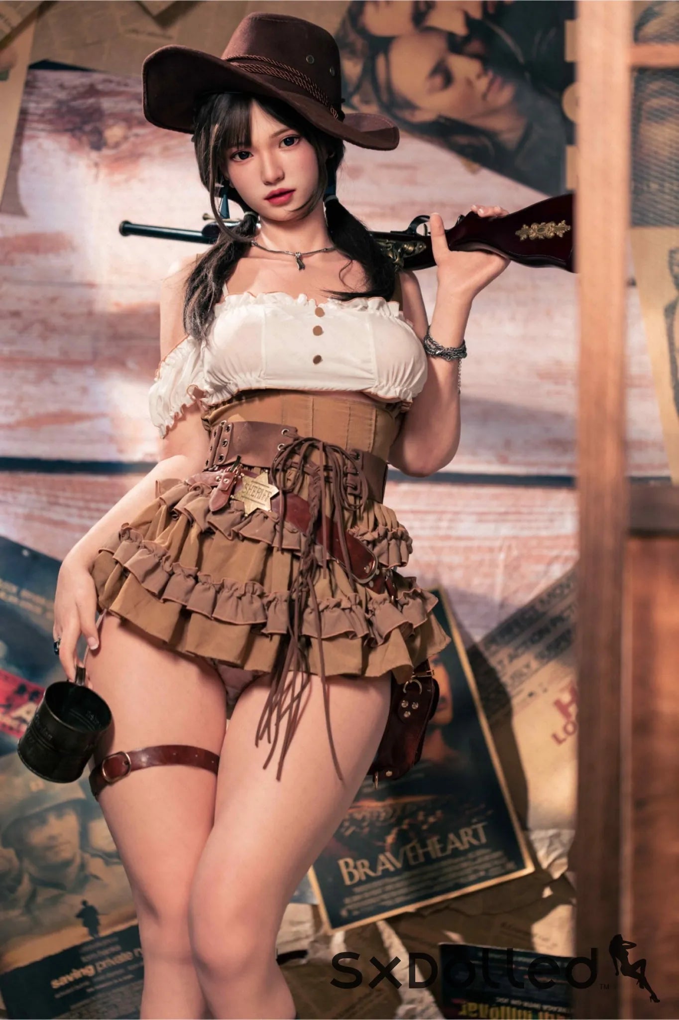 Amane (E-Cup) (162cm) | Black Hair Silicone Japanese Sex Doll | AITIA E-Cup / 162cm / Black Sex Doll