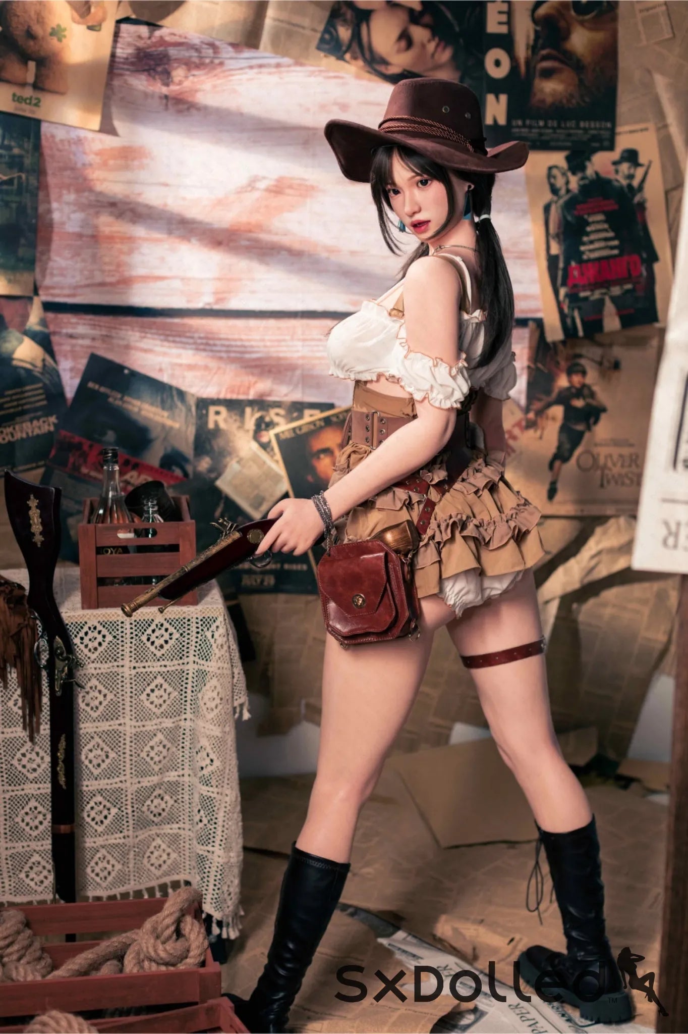 Amane (E-Cup) (162cm) | Black Hair Silicone Japanese Sex Doll | AITIA E-Cup / 162cm / Black Sex Doll