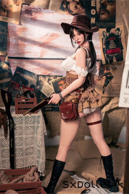 Amane (E-Cup) (162cm) | Black Hair Silicone Japanese Sex Doll | AITIA E-Cup / 162cm / Black Sex Doll