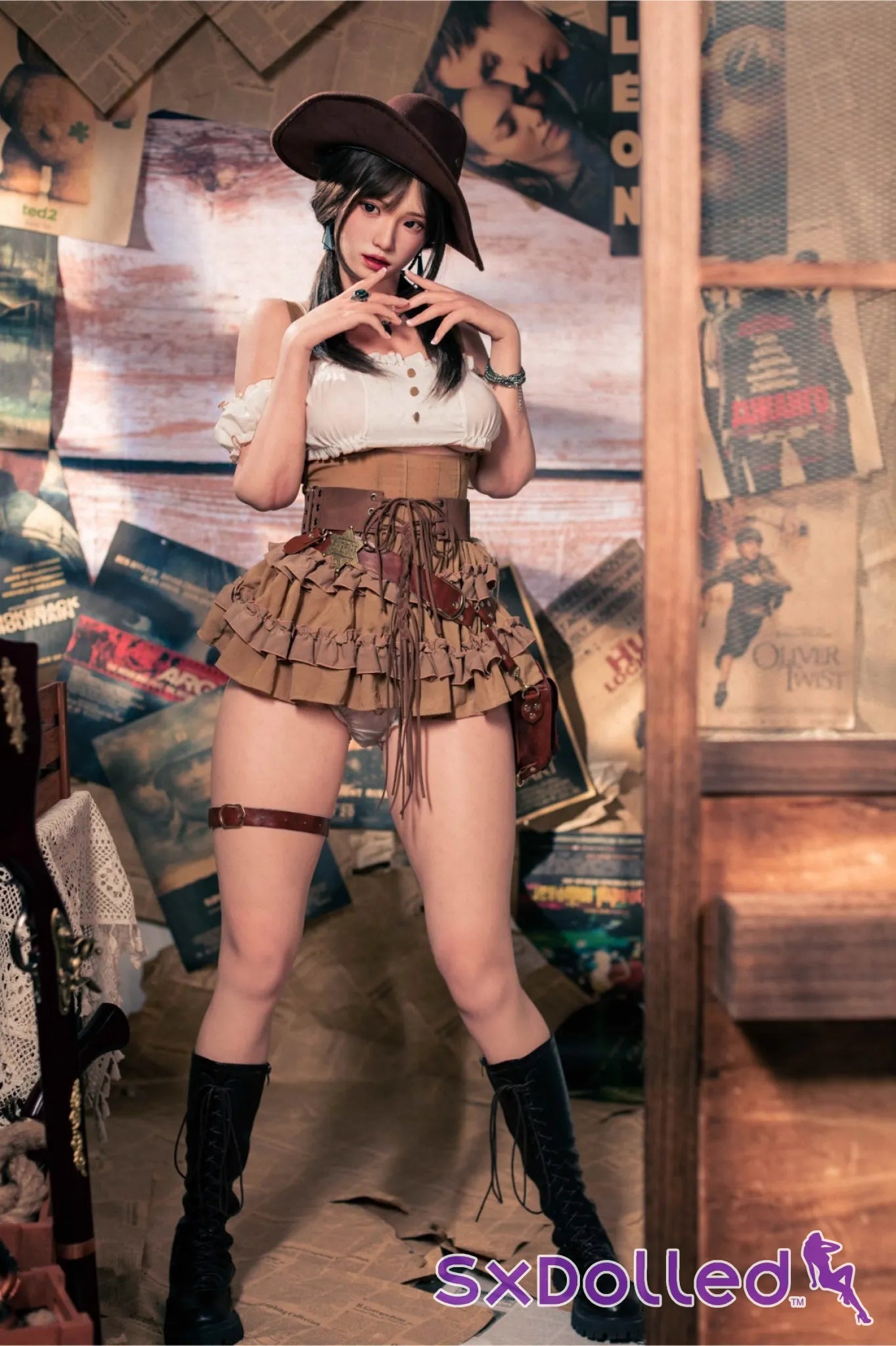Amane (E-Cup) (162cm) | Black Hair Silicone Japanese Sex Doll | AITIA E-Cup / 162cm / Black Sex Doll