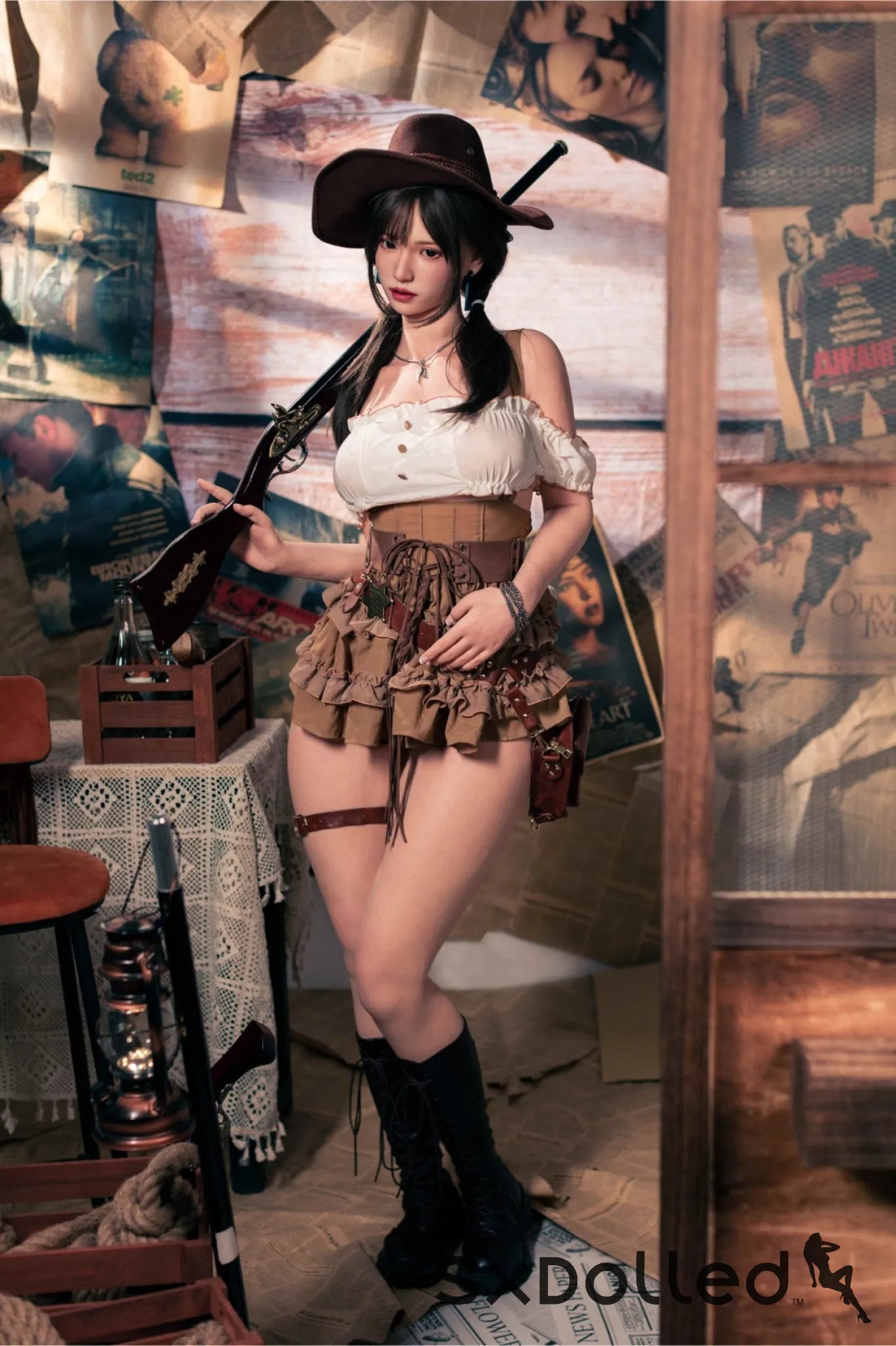 Amane (E-Cup) (162cm) | Black Hair Silicone Japanese Sex Doll | AITIA E-Cup / 162cm / Black Sex Doll