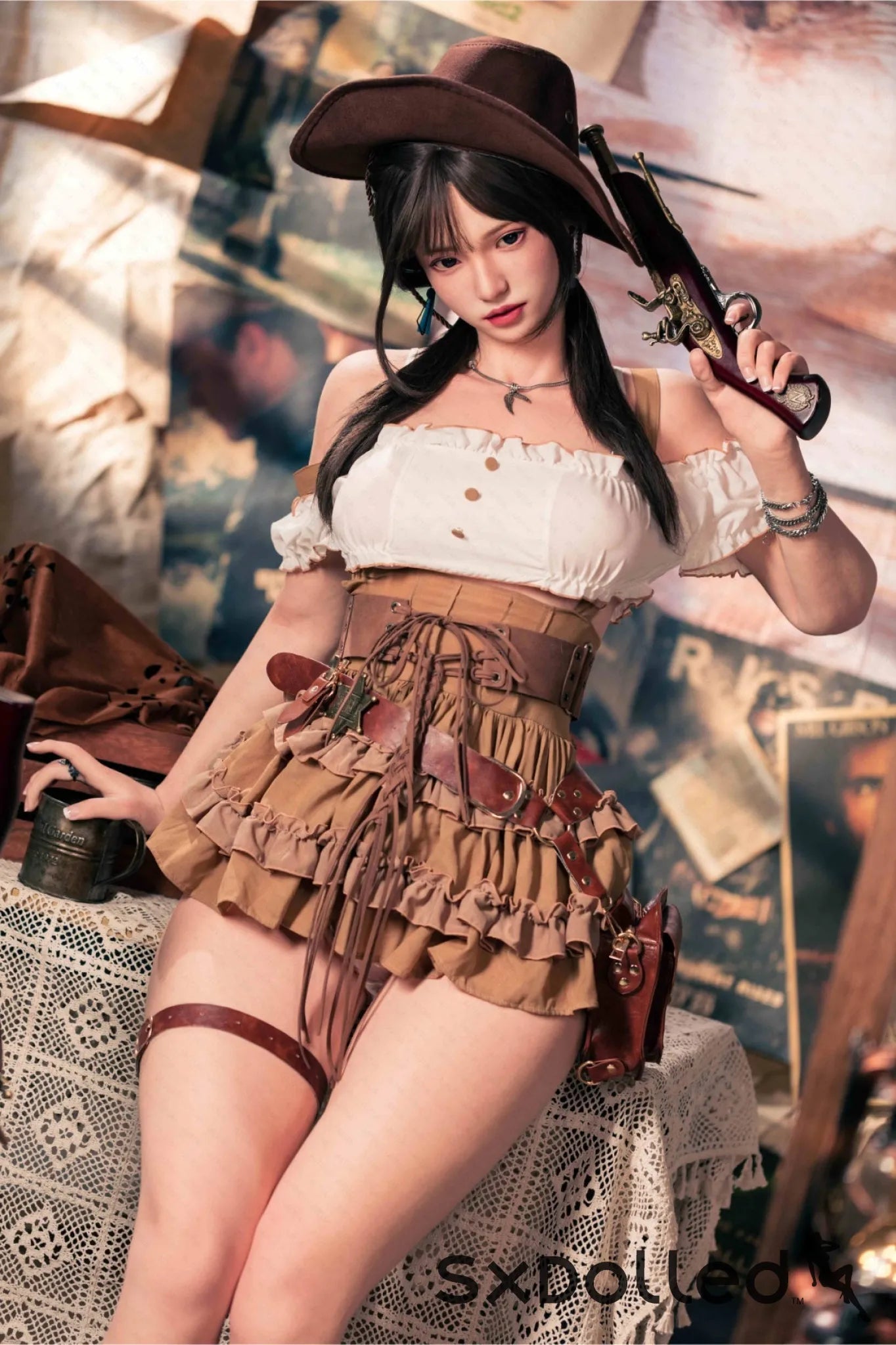 Amane (E-Cup) (162cm) | Black Hair Silicone Japanese Sex Doll | AITIA E-Cup / 162cm / Black Sex Doll