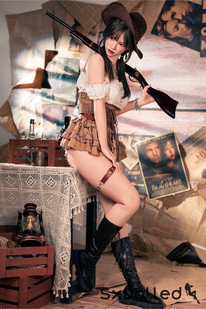 Amane (E-Cup) (162cm) | Black Hair Silicone Japanese Sex Doll | AITIA E-Cup / 162cm / Black Sex Doll