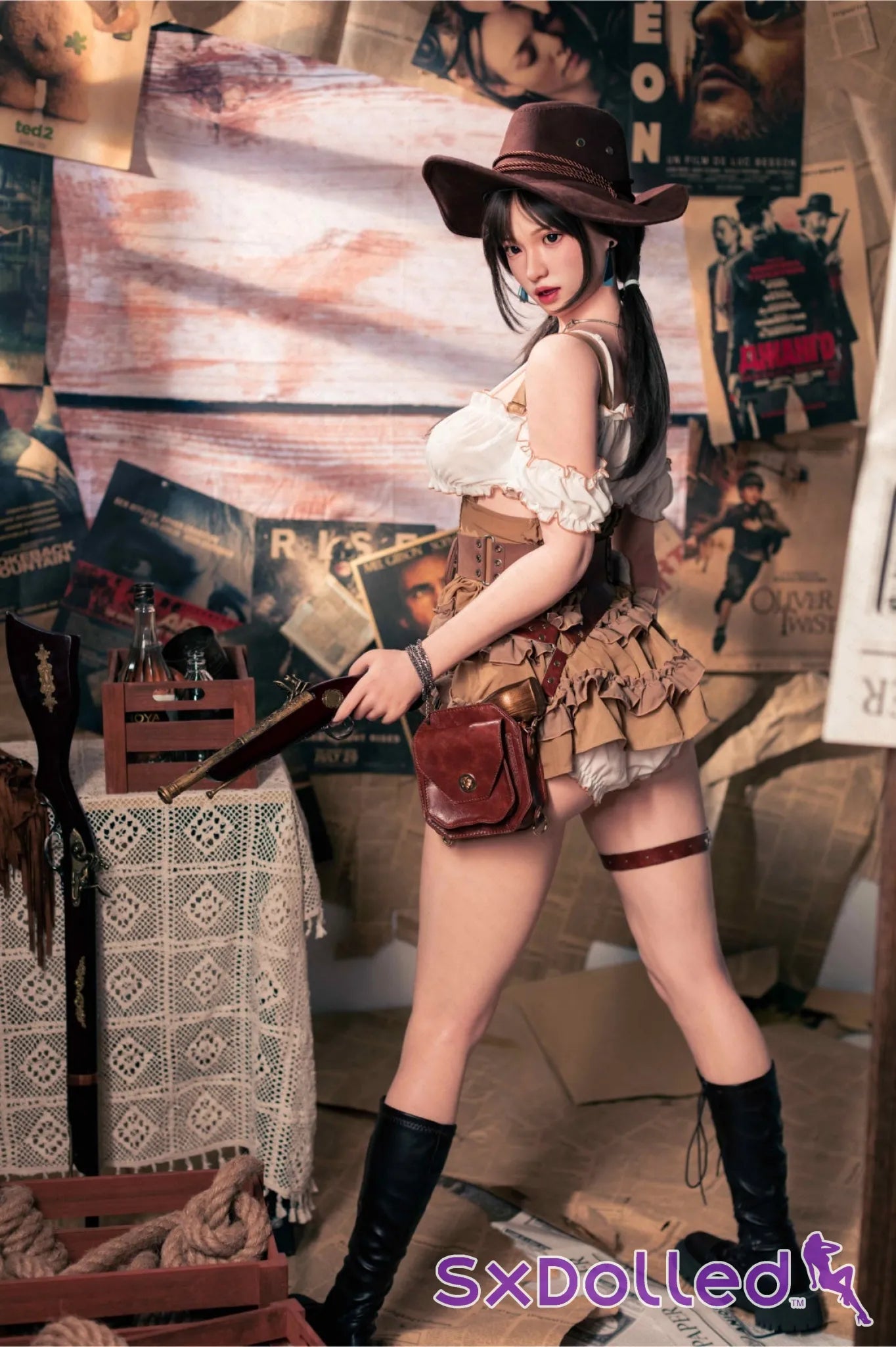 Amane (E-Cup) (162cm) | Black Hair Silicone Japanese Sex Doll | AITIA E-Cup / 162cm / Black Sex Doll