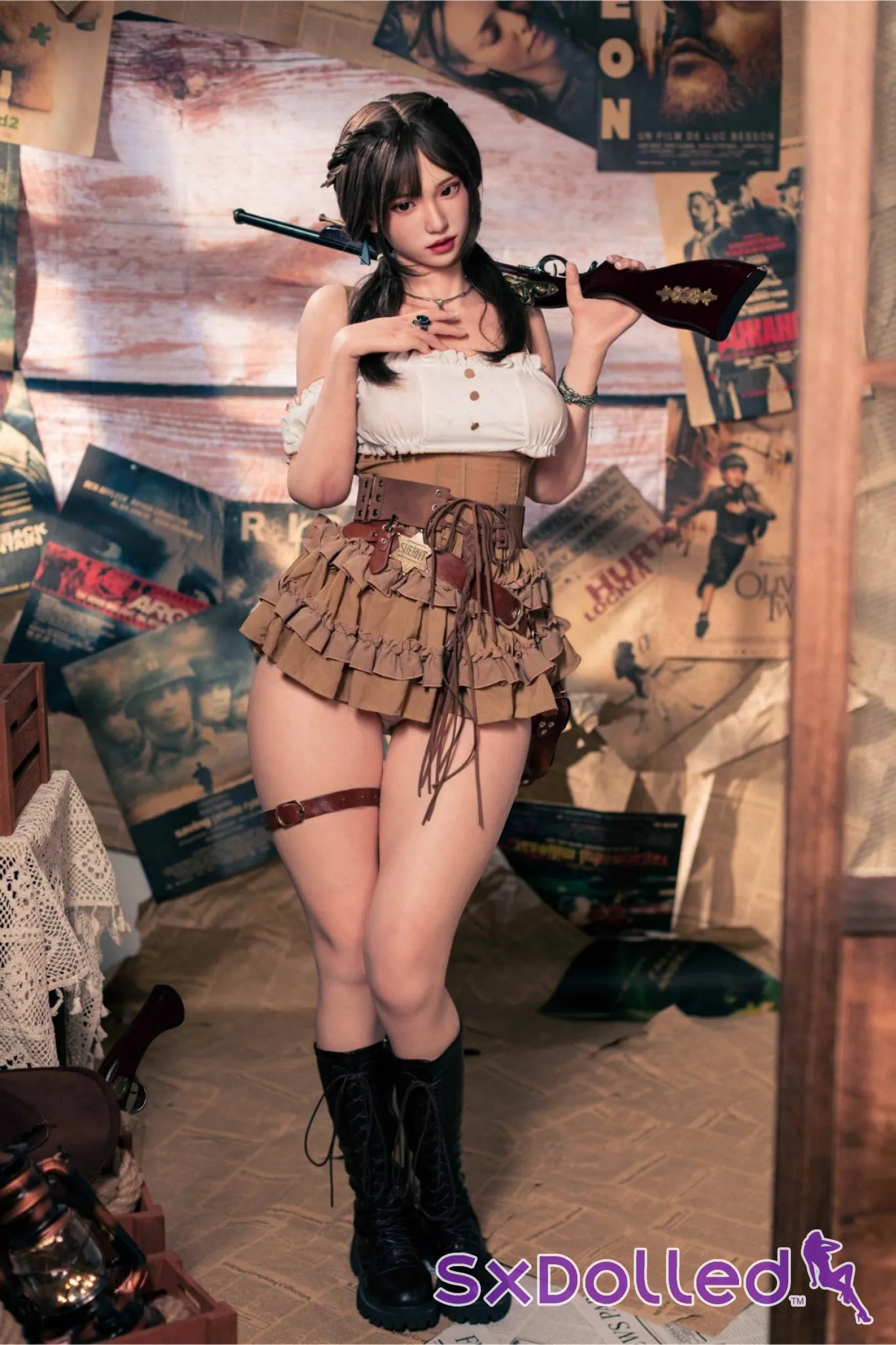 Amane (E-Cup) (162cm) | Black Hair Silicone Japanese Sex Doll | AITIA E-Cup / 162cm / Black Sex Doll