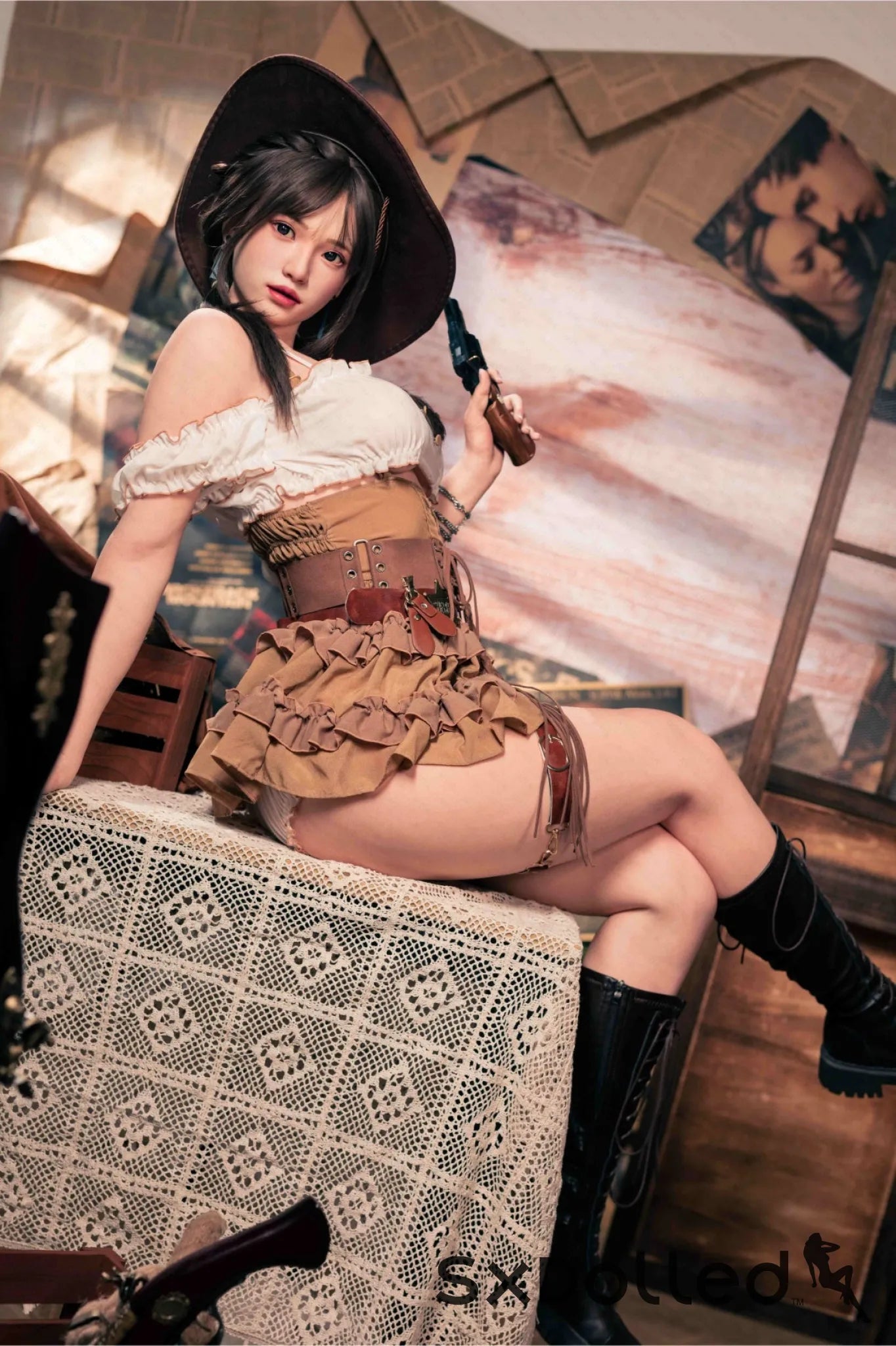 Amane (E-Cup) (162cm) | Black Hair Silicone Japanese Sex Doll | AITIA E-Cup / 162cm / Black Sex Doll