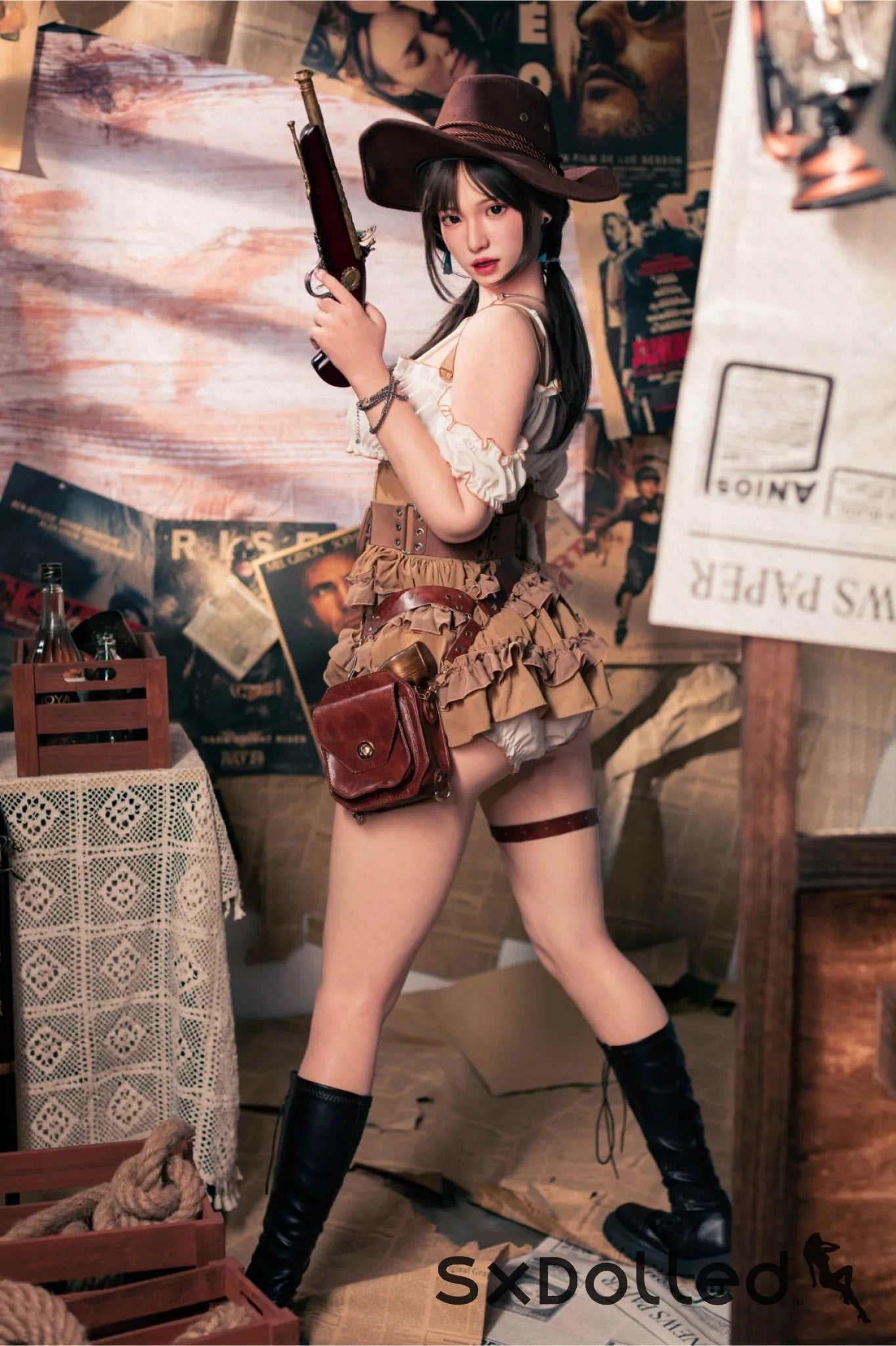 Amane (E-Cup) (162cm) | Black Hair Silicone Japanese Sex Doll | AITIA E-Cup / 162cm / Black Sex Doll