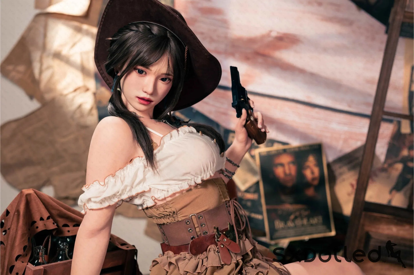 Amane (E-Cup) (162cm) | Black Hair Silicone Japanese Sex Doll | AITIA E-Cup / 162cm / Black Sex Doll