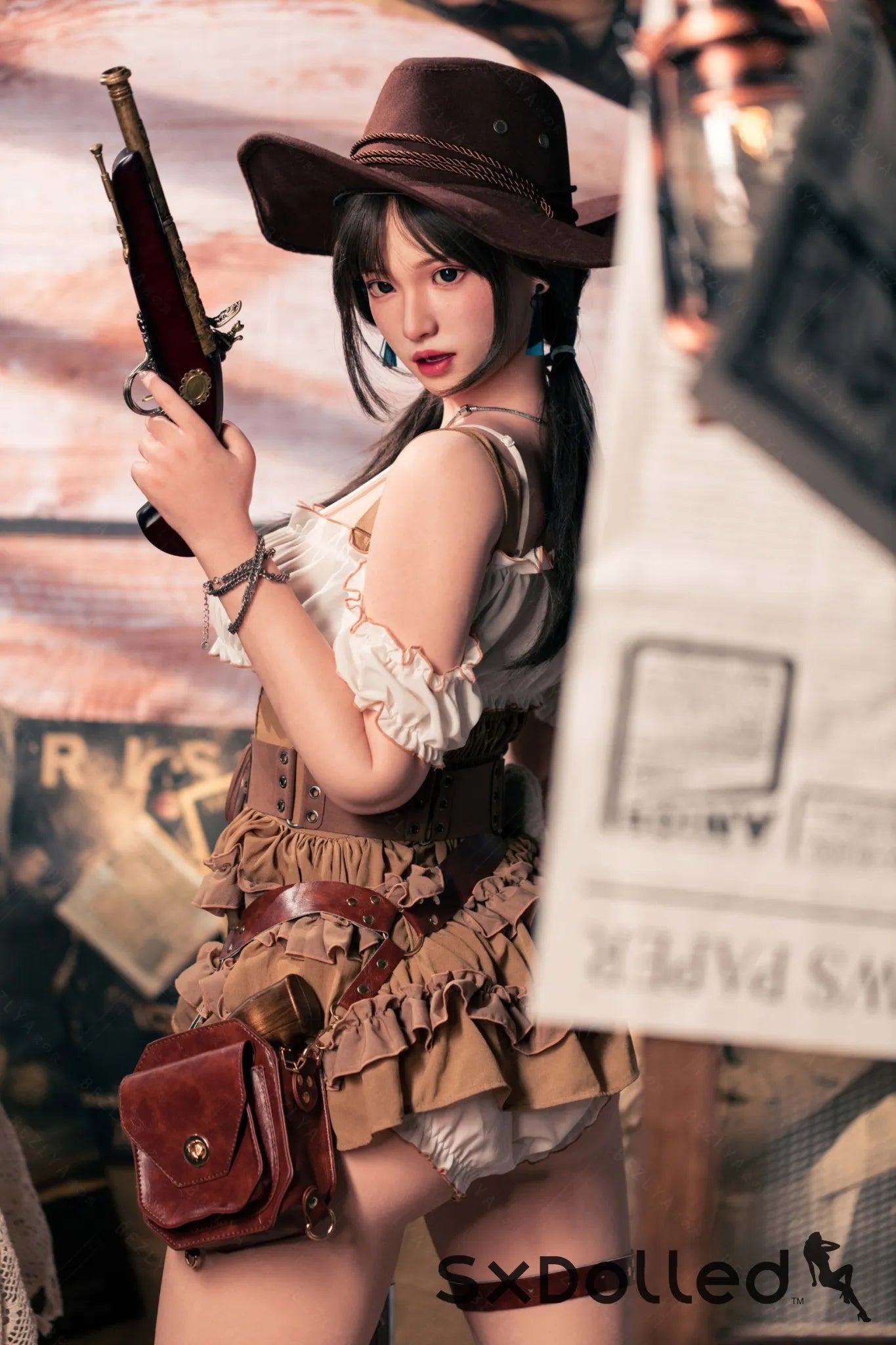Amane (E-Cup) (162cm) | Sex Doll E-Cup / 162cm / Black Sex Doll
