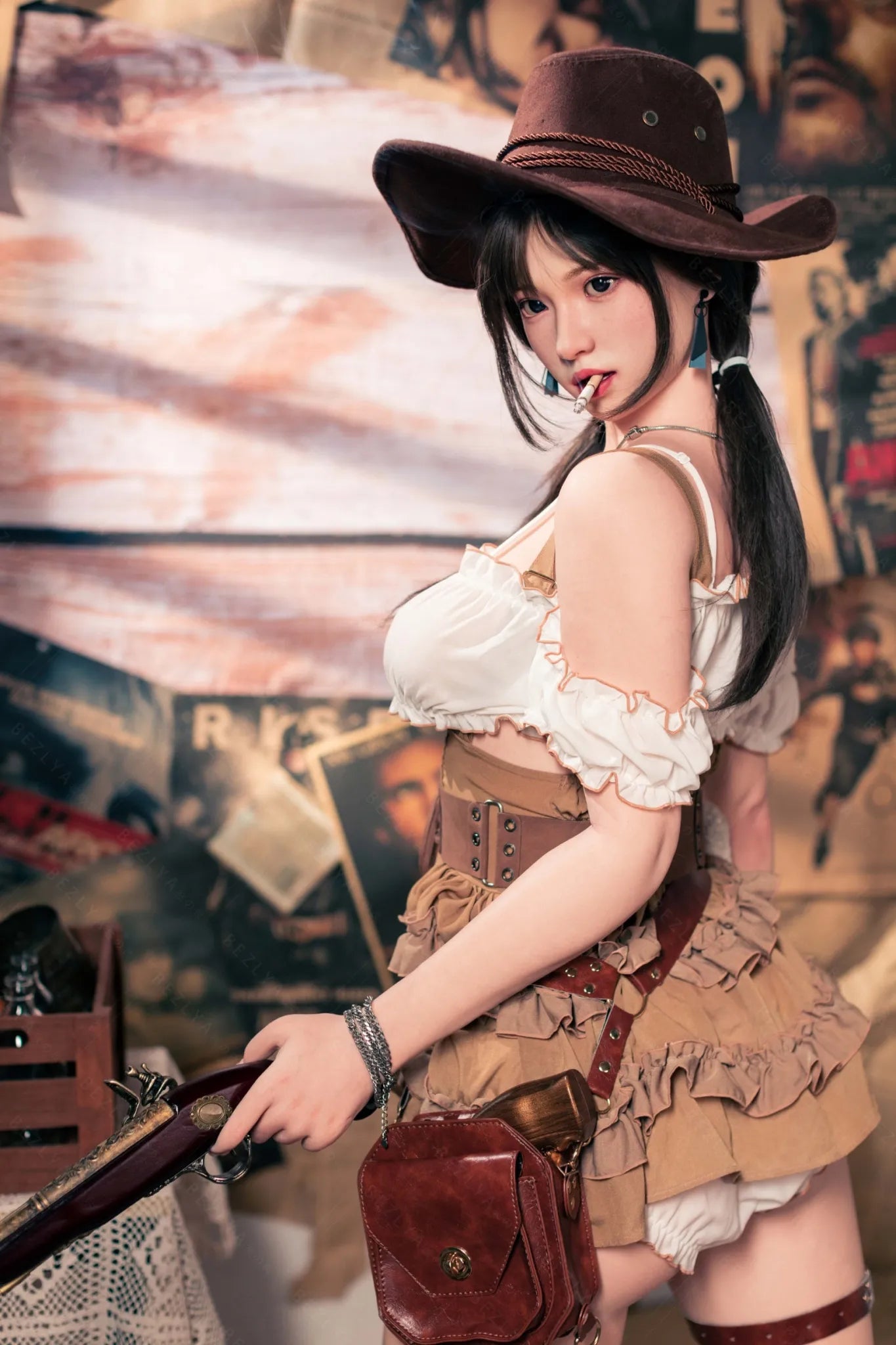 Amane (E-Cup) (162cm) | Sex Doll E-Cup / 162cm / Black Sex Doll