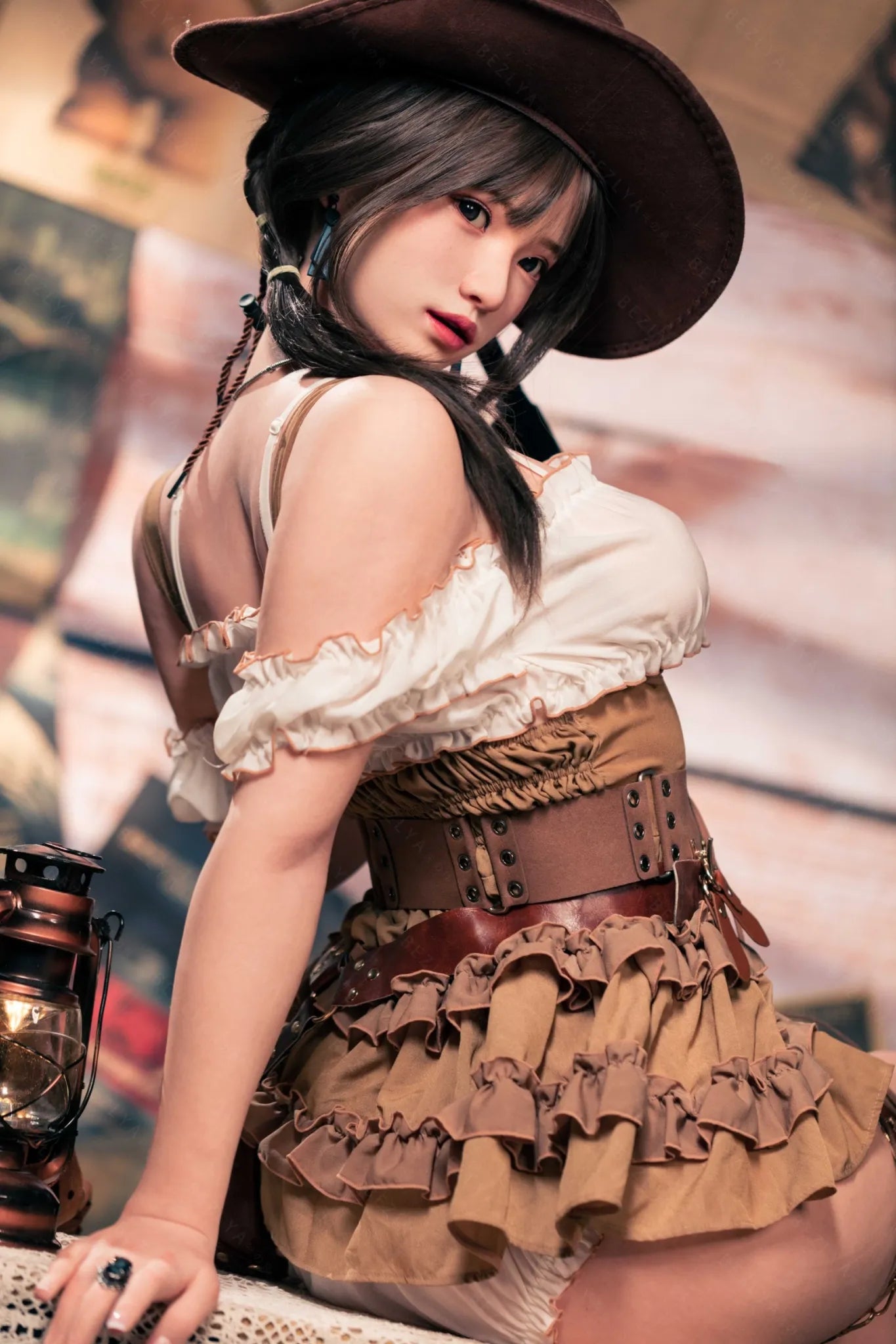 Amane (E-Cup) (162cm) | Sex Doll E-Cup / 162cm / Black Sex Doll