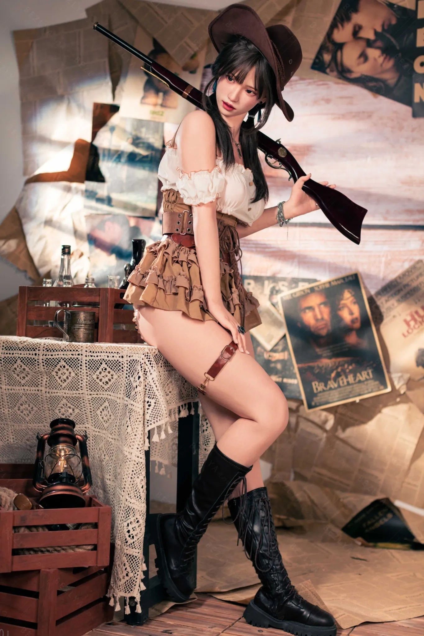 Amane (E-Cup) (162cm) | Sex Doll E-Cup / 162cm / Black Sex Doll