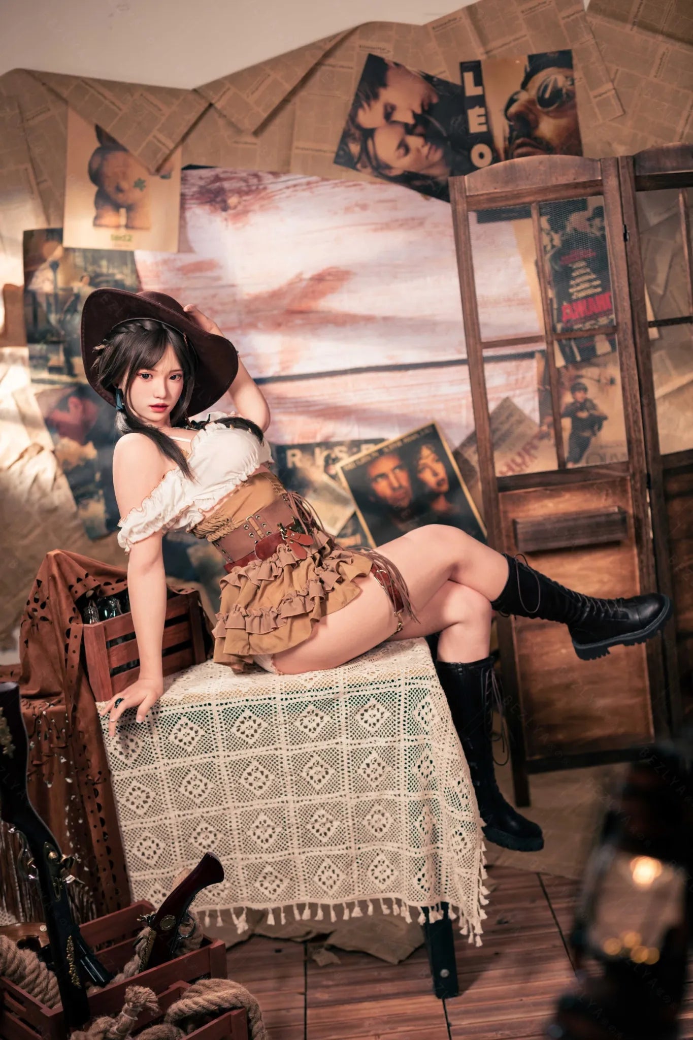 Amane (E-Cup) (162cm) | Sex Doll E-Cup / 162cm / Black Sex Doll